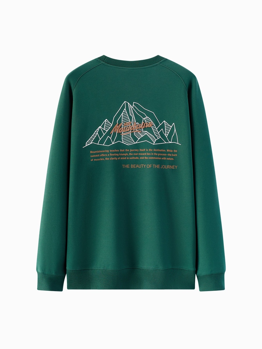 Men Smartech Graphic Print Long Sleeve Sweatshirt