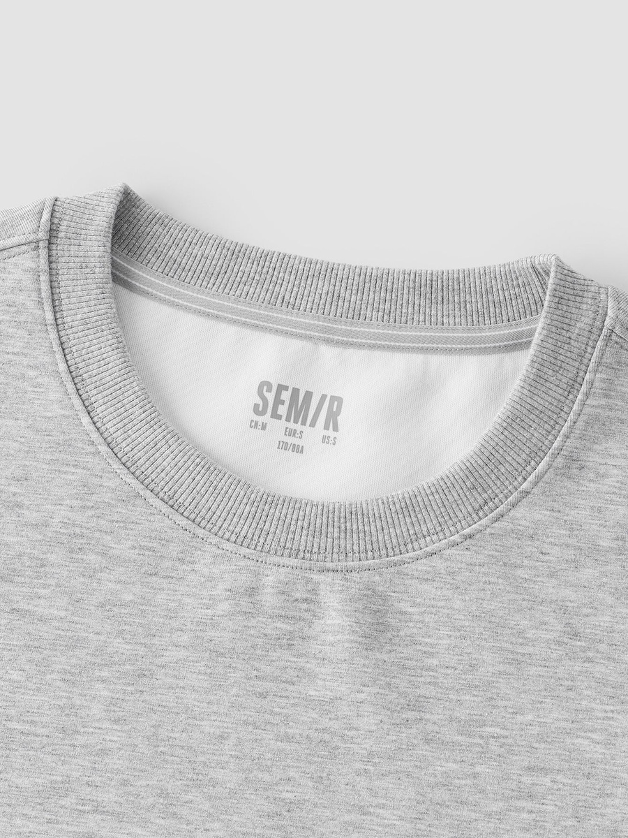Map Graphic Crew Neck Sweatshirt