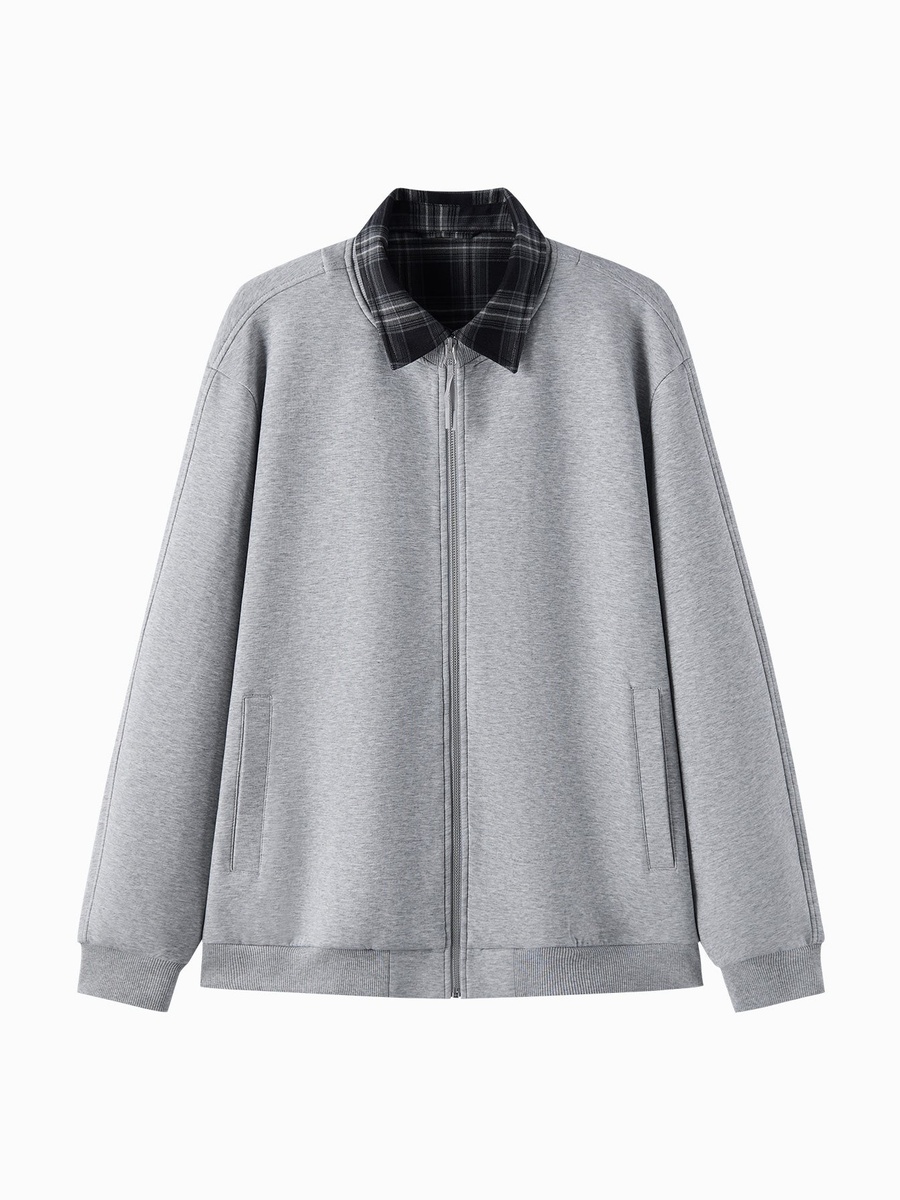 Men Hooded Zip-Up Jacket