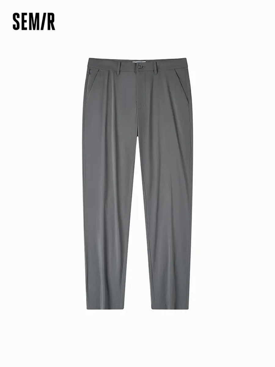 Men Solid Colored Pants