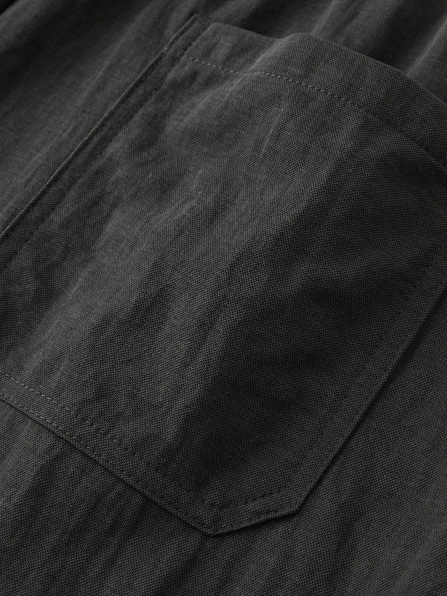 Men Wide-Leg Pants with Elastic Waist