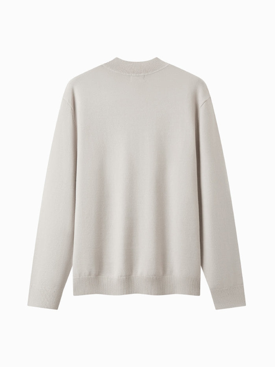 Men Basic Knitted Sweater