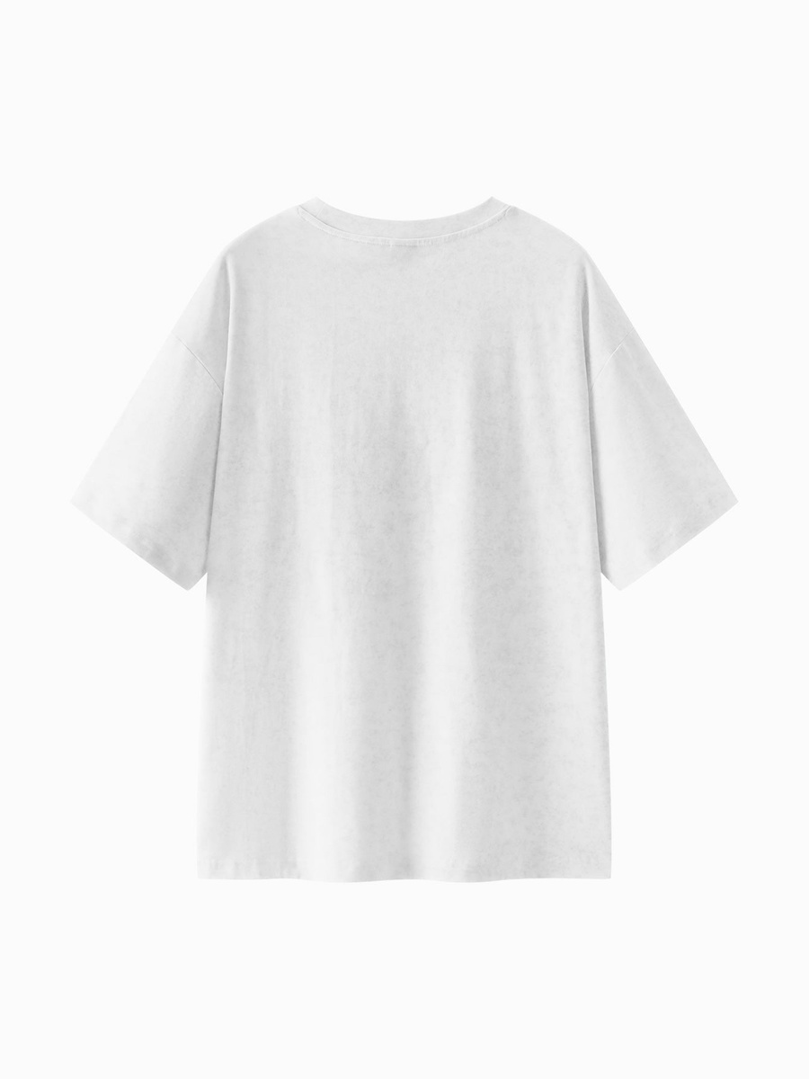 Men Front Text Graphic T-Shirt