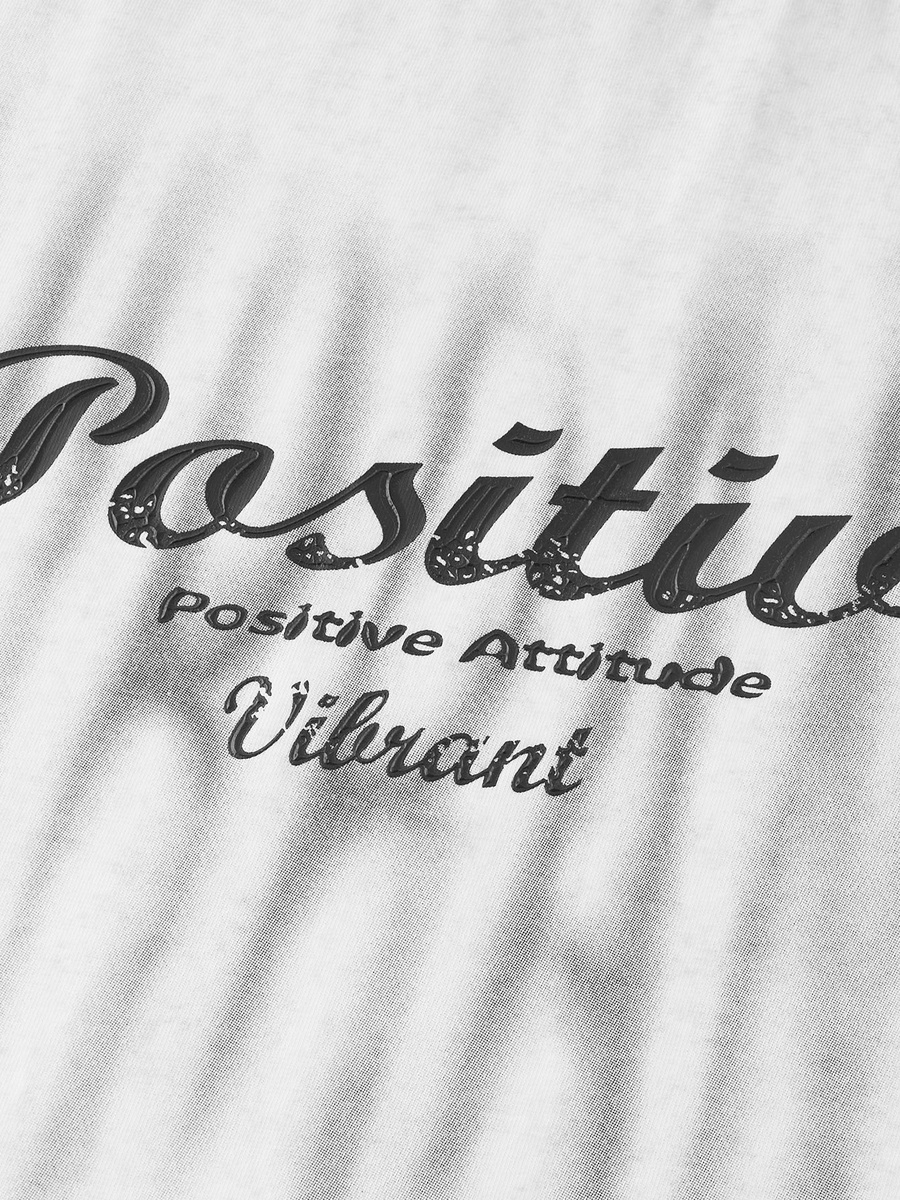 Men Front Text Graphic T-Shirt