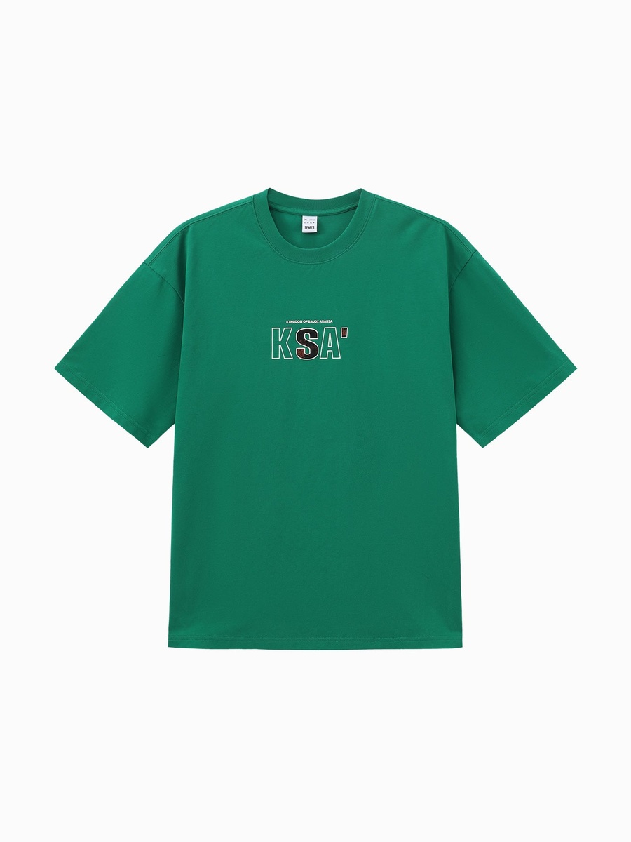 Men Graphic Print Short Sleeve T-Shirt