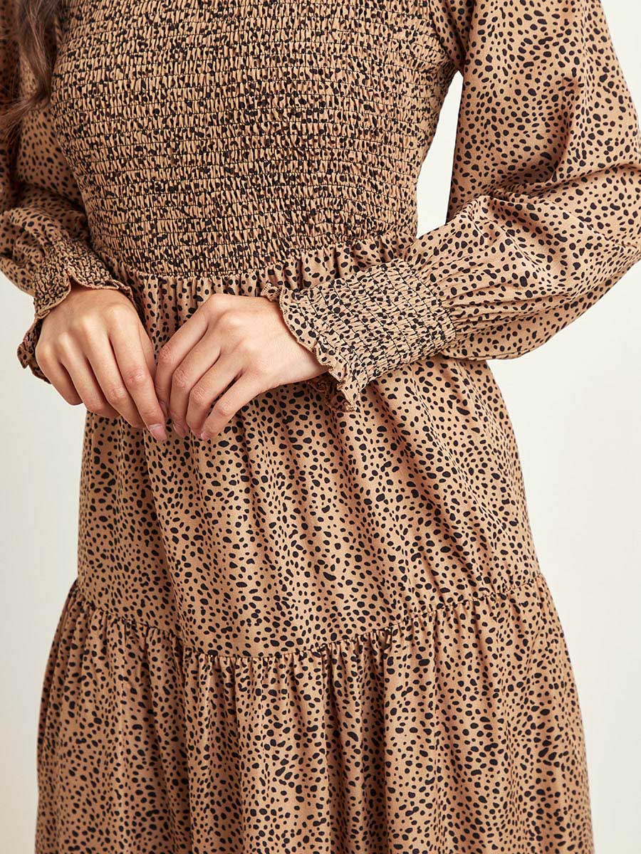 knee length dresses for ladies Ima Dress Dalmatian – BALBINA main image 0