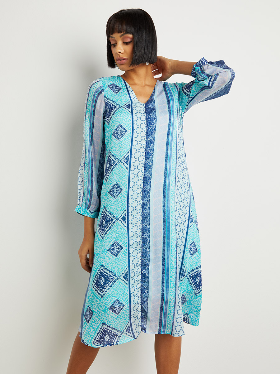 knee length dresses for ladies Kaftan No.101 – PIPPA HOLT main image 1