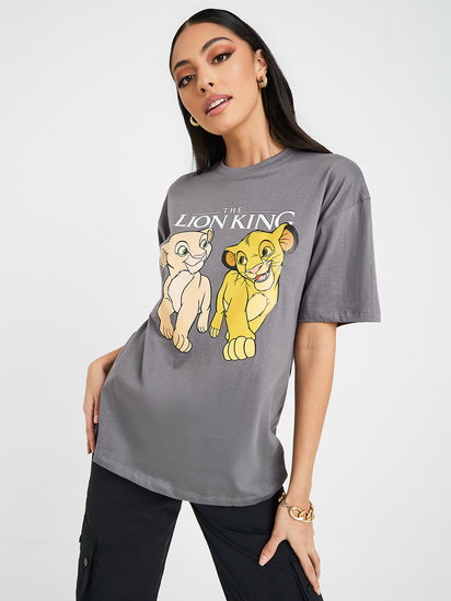 T shirt le discount roi lion zara