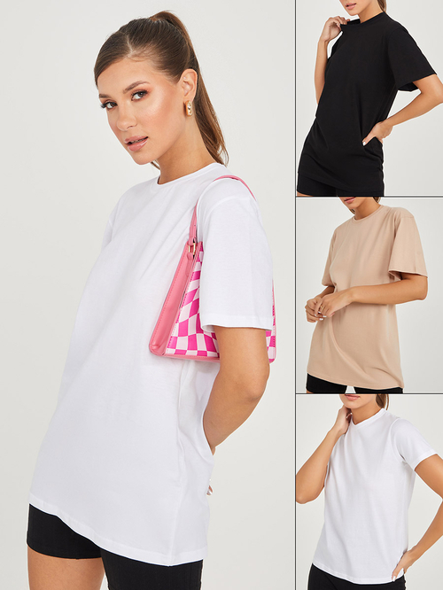 Longline t shirt pack discount