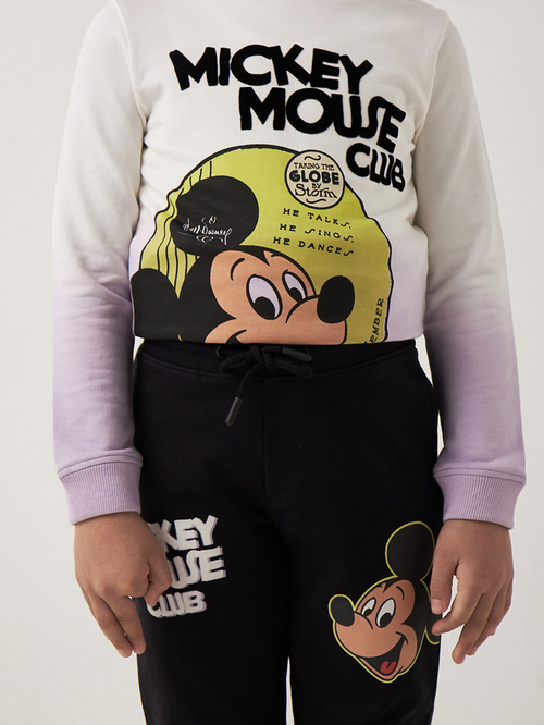 Buy Mickey Mouse Club Tie Dye Sweatshirt Jogger Set Purple For Kids Styli UAE