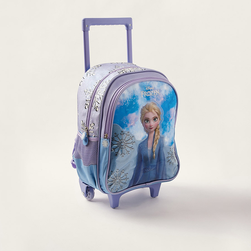 Buy Disney Frozen Trolley Bag 14inches Blue For Kids Styli UAE