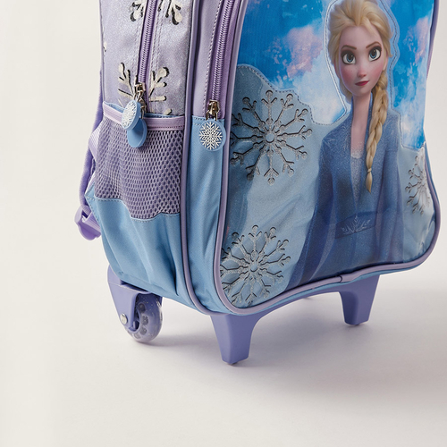 Buy Disney Frozen Trolley Bag 14inches Blue For Kids Styli UAE