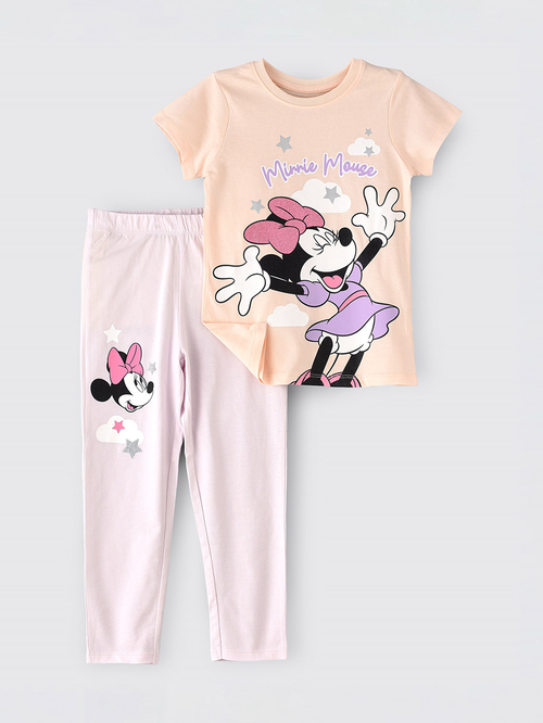 Minnie mouse pajama set hot sale