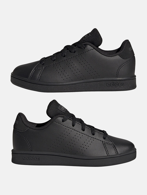 Adidas advantage all black on sale
