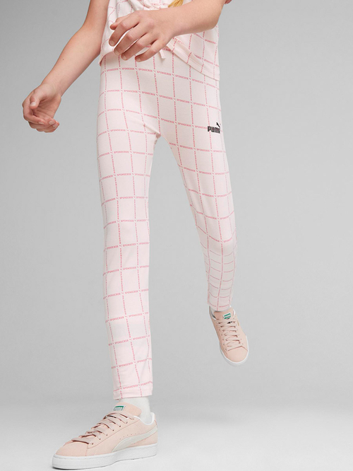 Buy Spongebob All Over Print Leggings Pink For Kids