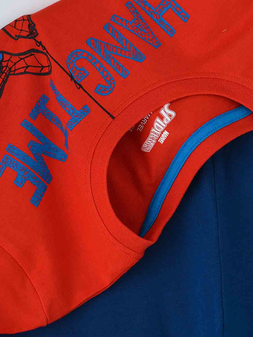 Buy Marvel Spider Man Senior T Shirt Pyjama Set Multi For Kids Styli Bahrain