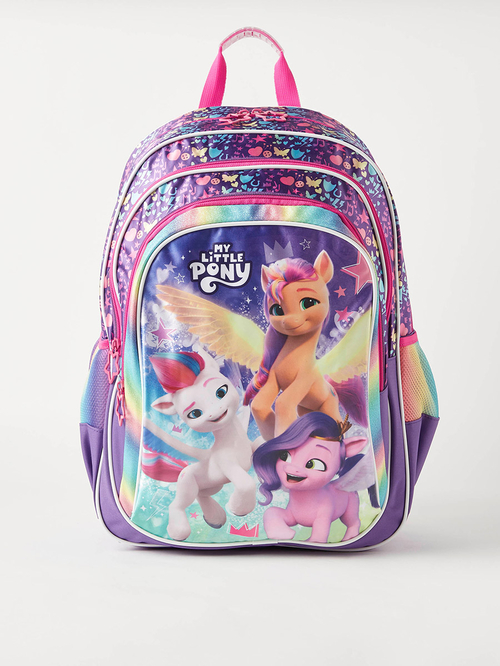 Buy My Little Pony Print Backpack 18inches Purple For Kids Styli UAE