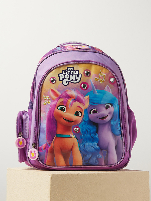 Buy My Little Pony Print Backpack 14inches Purple For Kids Styli Saudi
