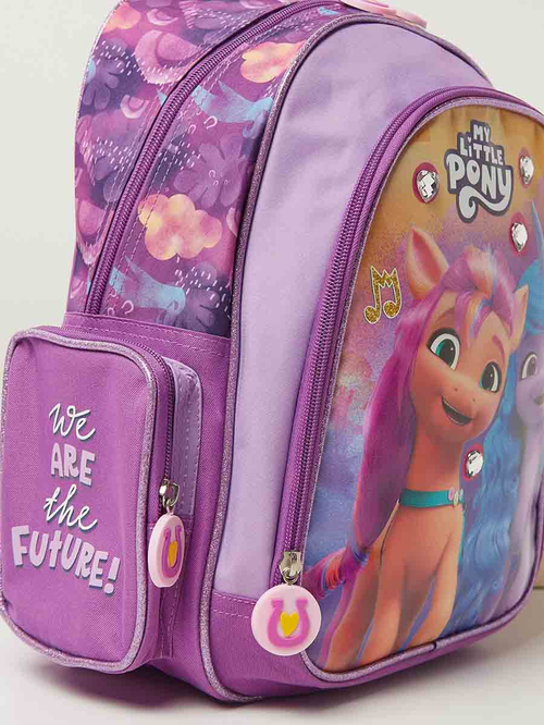 Buy My Little Pony Print Backpack 14inches Purple For Kids Styli Saudi