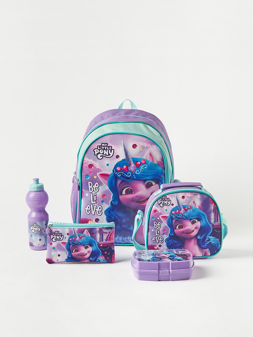 My little pony backpack with lunchbox hot sale