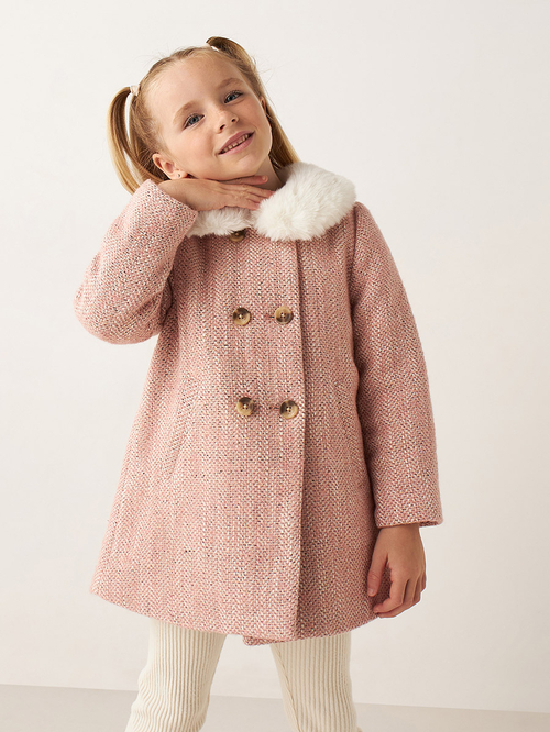 Childrens deals fur collar