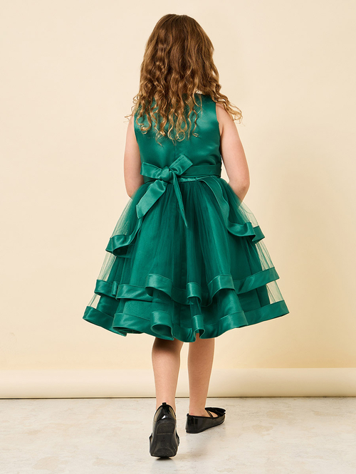 Layered mesh dress hot sale