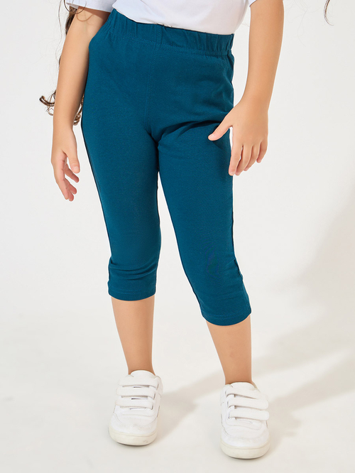 Dark blue capri leggings hot sale