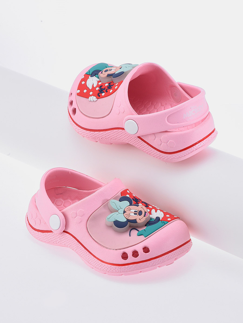 Buy Disney Minnie Mouse Light Up Clogs Pink For Kids Styli Saudi