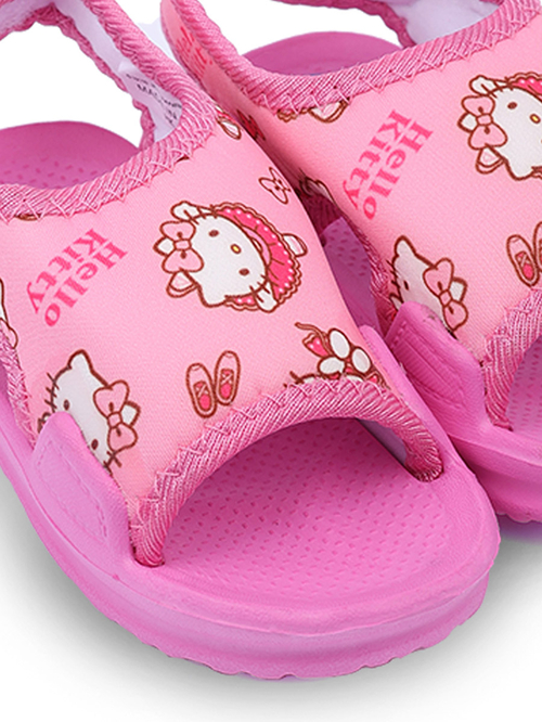 Buy Hello Kitty Sandals with Velcro Strap Pink For Kids Styli Saudi