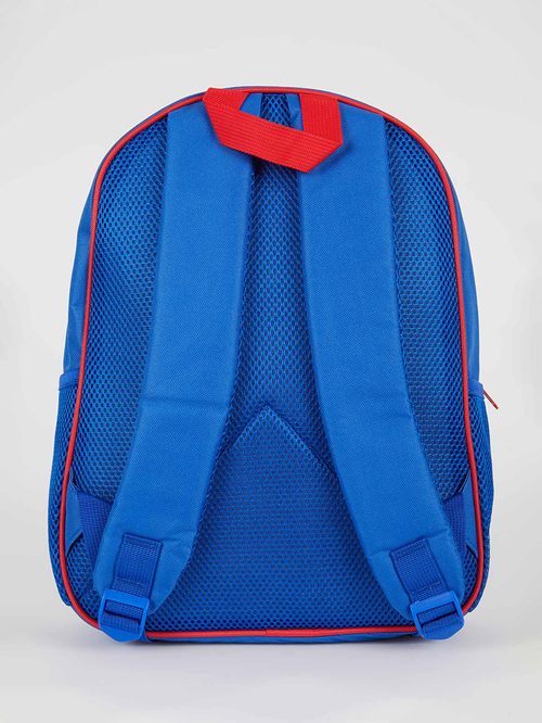Buy Marvel Spider Man Print Mesh Pocket Backpack Blue For Kids Styli UAE