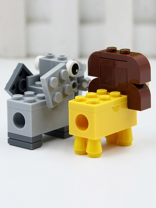 Buy 1 Pc Lego Blocks Shape Pencil Sharpener Multi For Beauty Styli Saudi