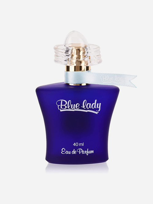 Lady in store blue perfume