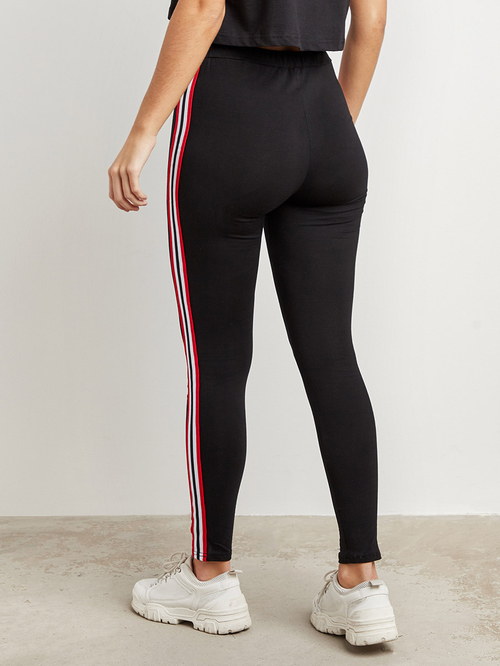 Striped side leggings outlet