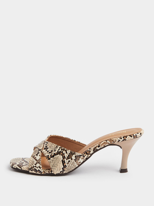 Snakeskin heel sandals new arrivals