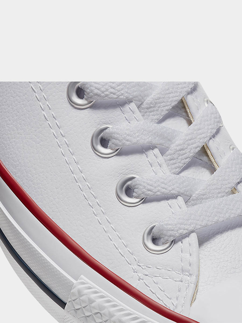 Buy Classic Chuck Taylor All Star Leather Sneakers White For Men Styli UAE