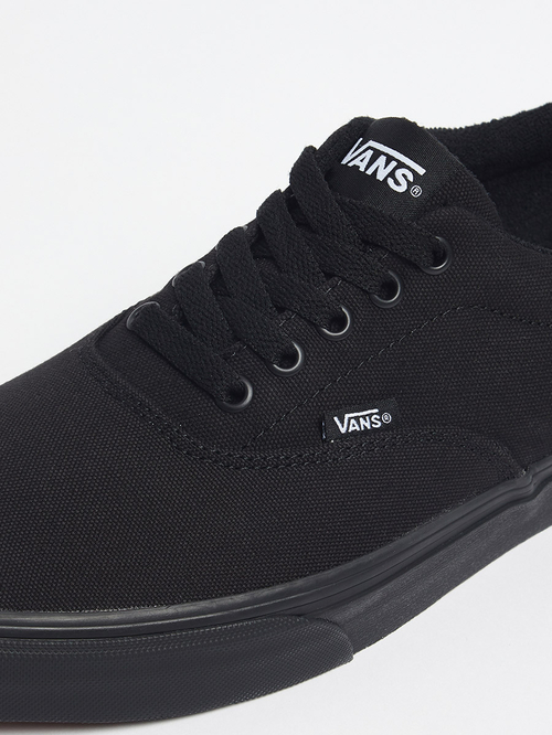 Lace up black vans new arrivals