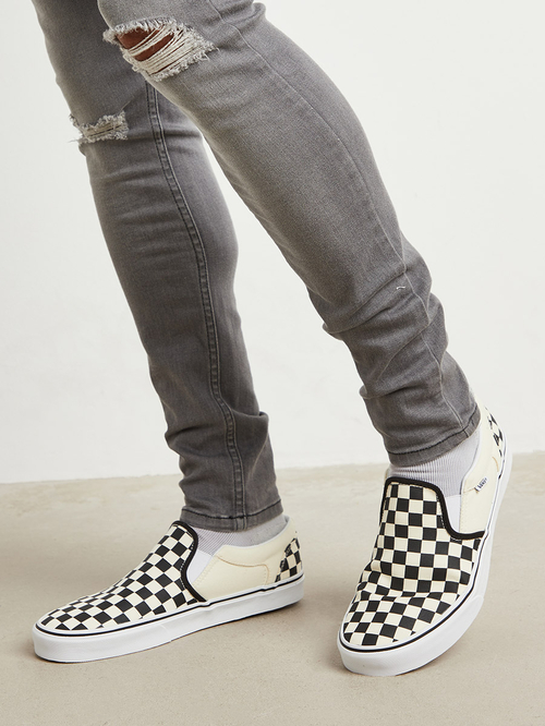 Vans asher checkerboard on sale