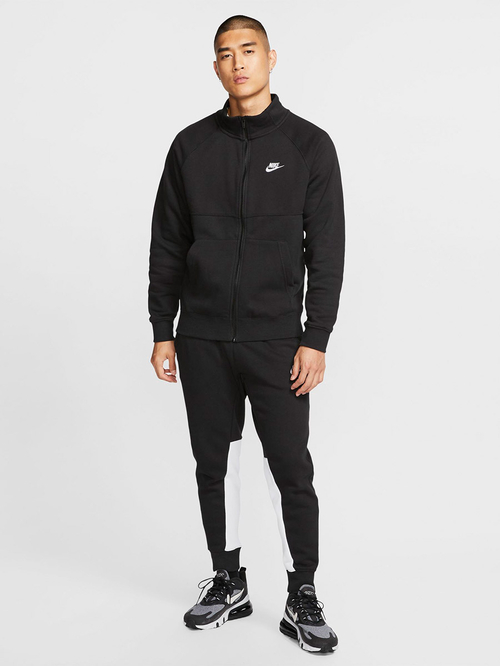 Buy NSW Fleece Tracksuit Black For Men Styli Saudi