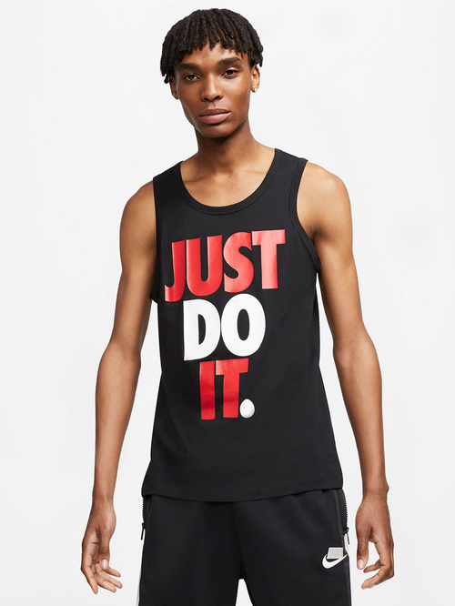 Buy NSW Just Do It Printed Tank Black For Men Styli UAE