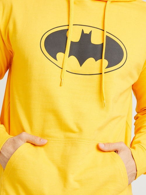 Neon yellow batman hoodie discount