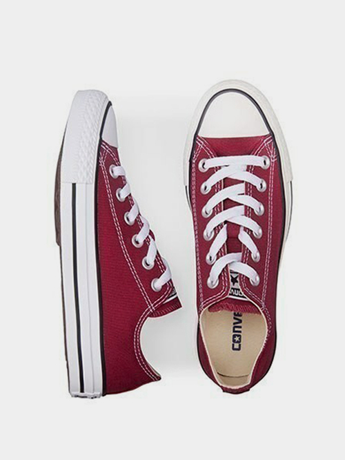 Buy Chuck Taylor All Star Seasonal Canvas Sneakers Burgundy For Men Styli UAE