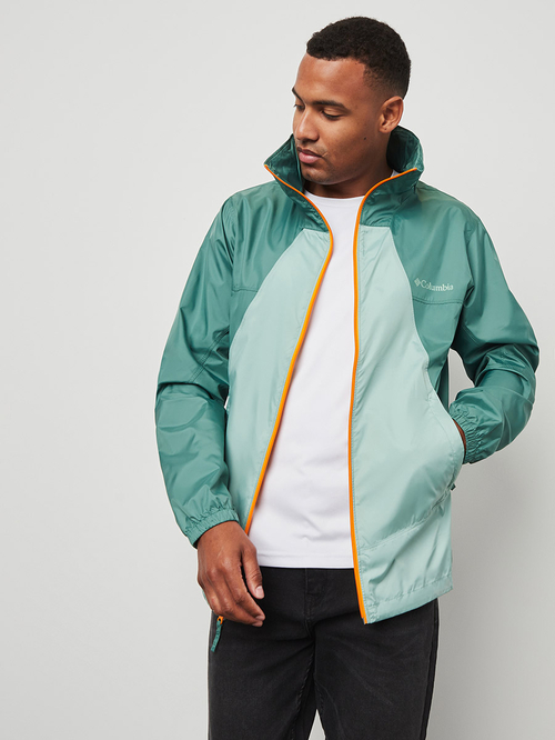 Columbia green windbreaker deals