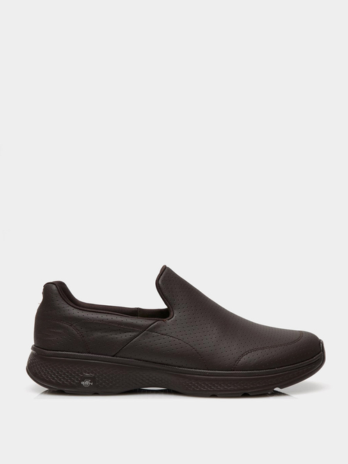 Buy Go Walk 4 Slip On Shoes Brown For Men Styli UAE
