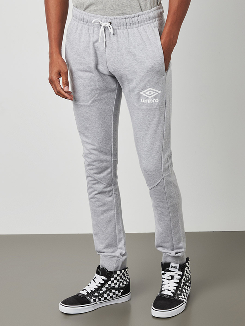Buy Slim Fit Fleece Jogger with Pocket Details Grey For Men Styli UAE