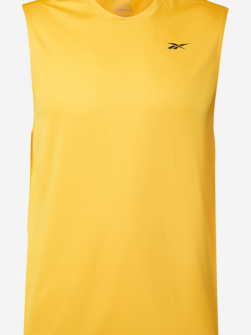 Yellow sleeveless shirt outlet