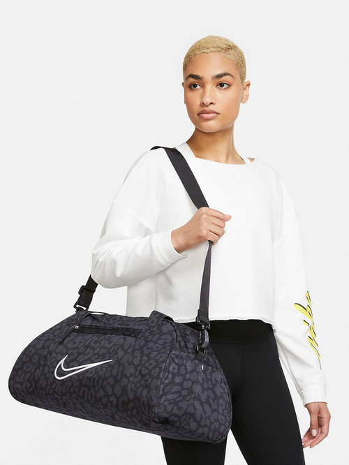 Buy All Over Print Gym Club Duffle Bag Black For Women Styli Saudi