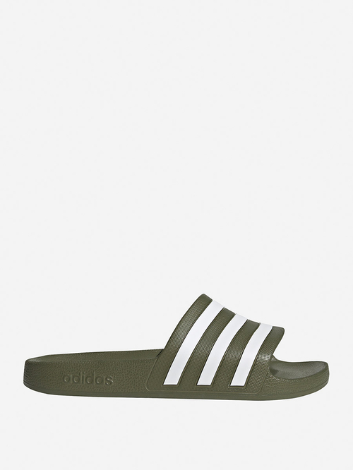 Olive green adidas slides hotsell