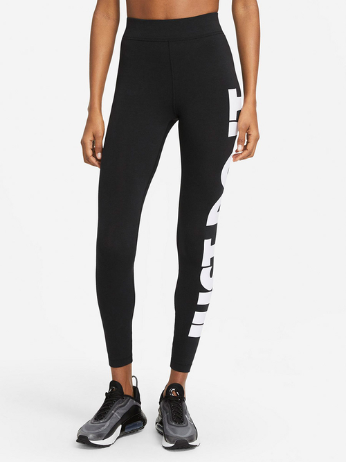 Buy NSW Essential Just Do It Print Leggings Black For Women Styli Saudi