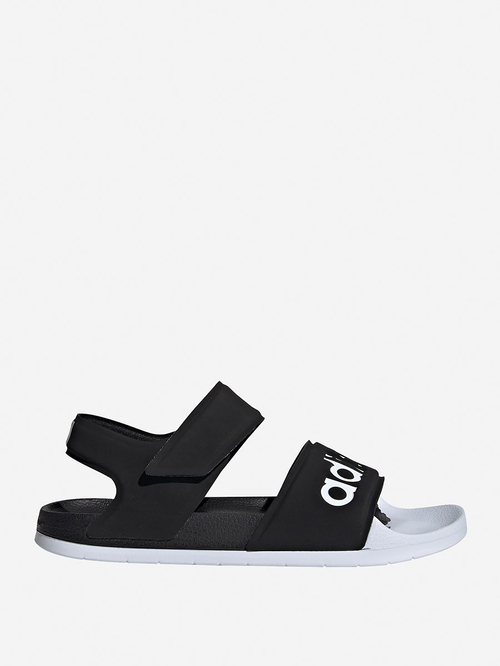 Buy Adilette Sandals with Velcro Strap Black For Men Styli Saudi