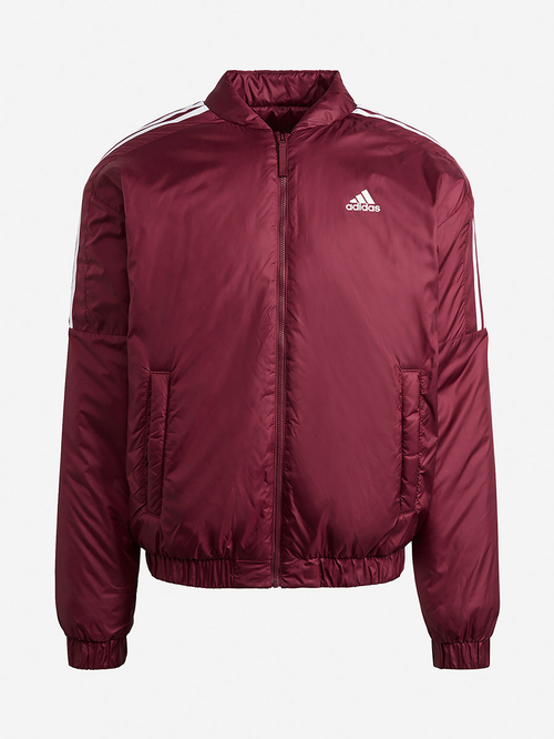 Buy Essential Bomber Jacket Maroon For Men Styli UAE